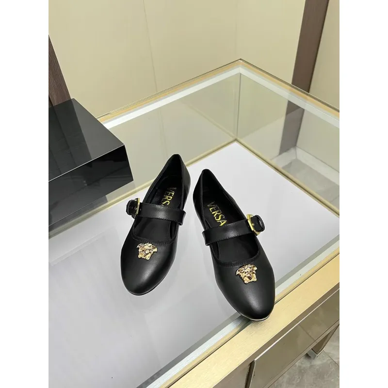 Versace shoes for Womens Versace Flats #A64774