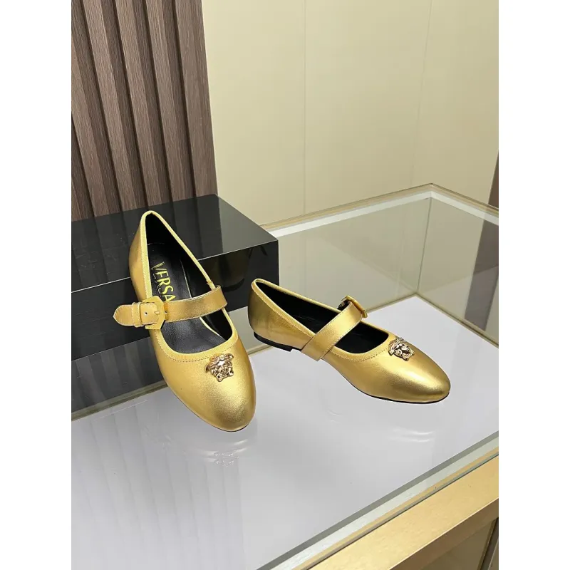 Versace shoes for Womens Versace Flats #A64772