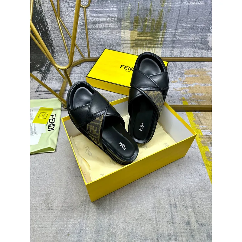 Fendi shoes for Fendi Slippers for men #A50790 Fendi shoes for Fendi Slippers for men #A50790