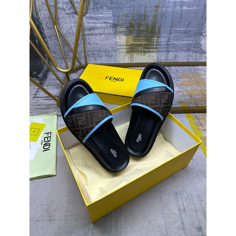Fendi shoes for Fendi Slippers for men #A50783