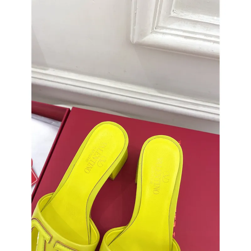 valentino Shoes for valentino Slippers for women Yellow/Green/Black/White/Brown #A47895 valentino Shoes for valentino Slippers for women Yellow/Green/Black/White/Brown #A47895
