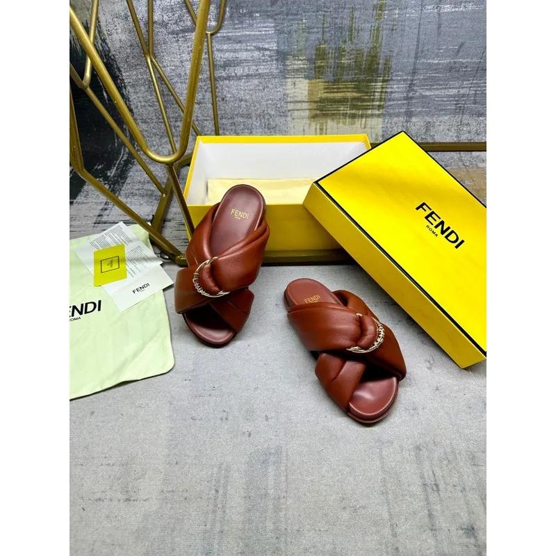 Fendi shoes for Fendi slippers for women #A49899