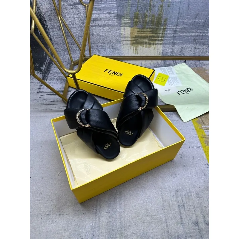 Fendi shoes for Fendi slippers for women #A49900