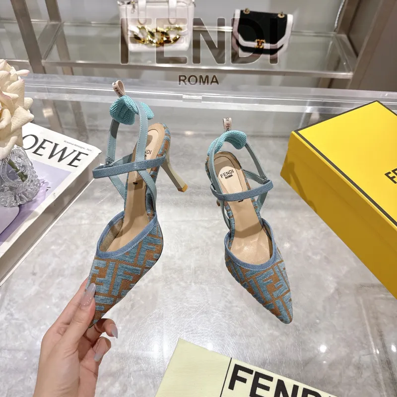 Fendi shoes for Fendi High-heeled shoes for women #A61801