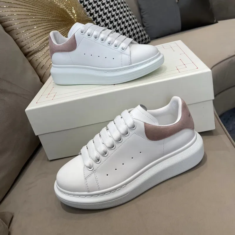 Alexander McQueen Shoes for Unisex McQueen Sneakers Small white shoes womens 2022 new couple all-match thick-bottomed sponge cake to increase sports and leisure leather board shoes #999924913 Alexander McQueen Shoes for Unisex McQueen Sneakers Small white shoes womens 2022 new couple all-match thick-bottomed sponge cake to increase sports and leisure leather board shoes #999924913