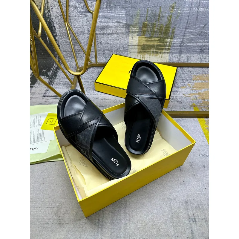 Fendi shoes for Fendi Slippers for men #A50791
