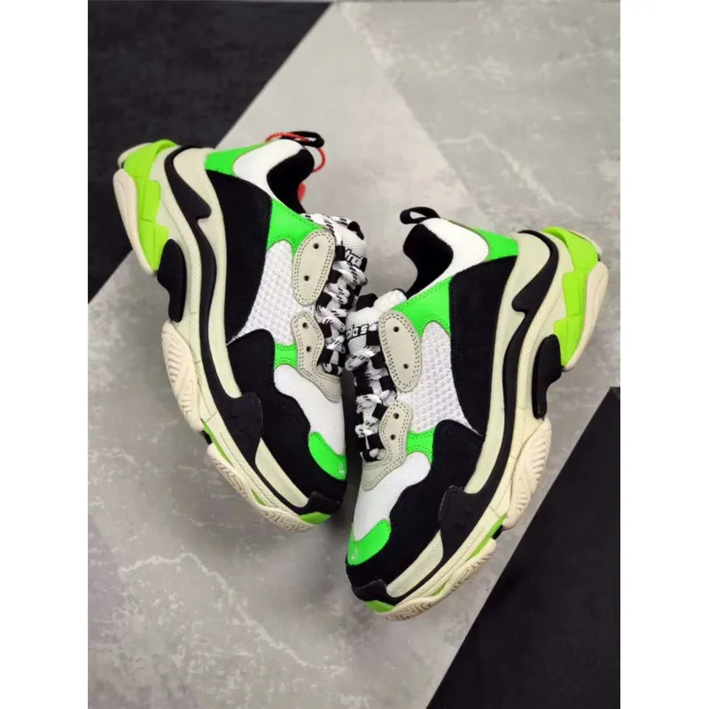 2021 Luxury Platform Ace 17FW men women Triple s Gym Red Blue Triple Black Low Old Dad Vintage Casual shoes Triple-S Sneakers #9130732
