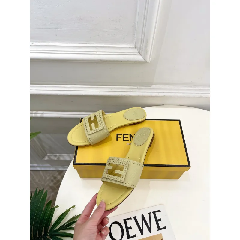 Fendi shoes for Fendi slippers for women #A65239