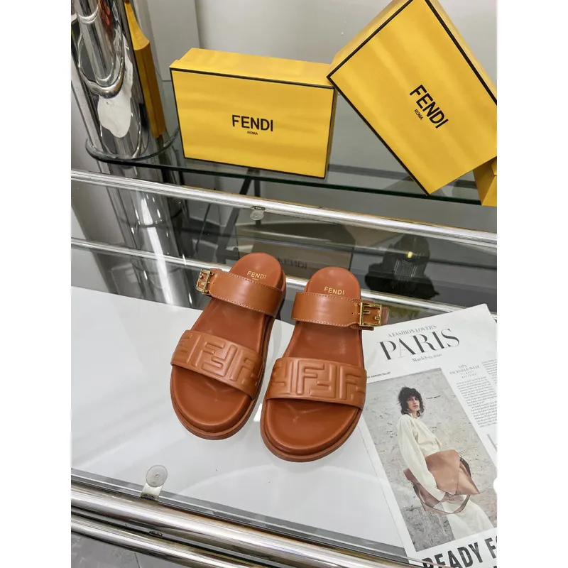 Fendi shoes for Fendi Slippers for men #A52446