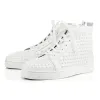 2020 CL Redbottom red bottoms men women fashion luxury designer shoes spike high top sneakers black white bred grey leather suede flats casual shoe #9874153