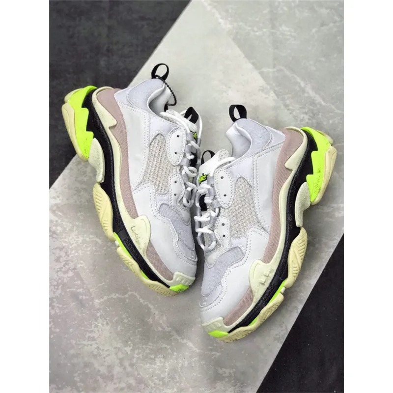 2021 Luxury Platform Ace 17FW men women Triple s Gym Red Blue Triple Black Low Old Dad Vintage Casual shoes Triple-S Sneakers #9130732
