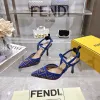 Fendi shoes for Fendi High-heeled shoes for women #A61802