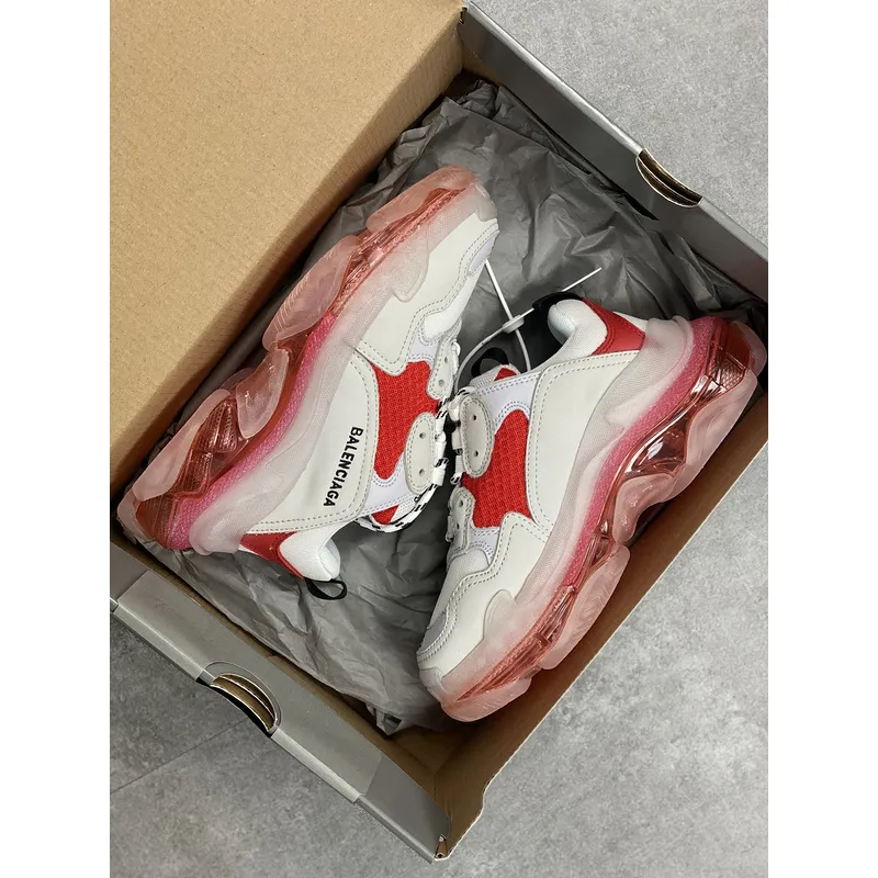 Top Quality Balenciaga triple s Balencia 2-generation visible and transparent crystal air cushion sole made of old thick base Laoda Shoes Size: 35-46 #9874266