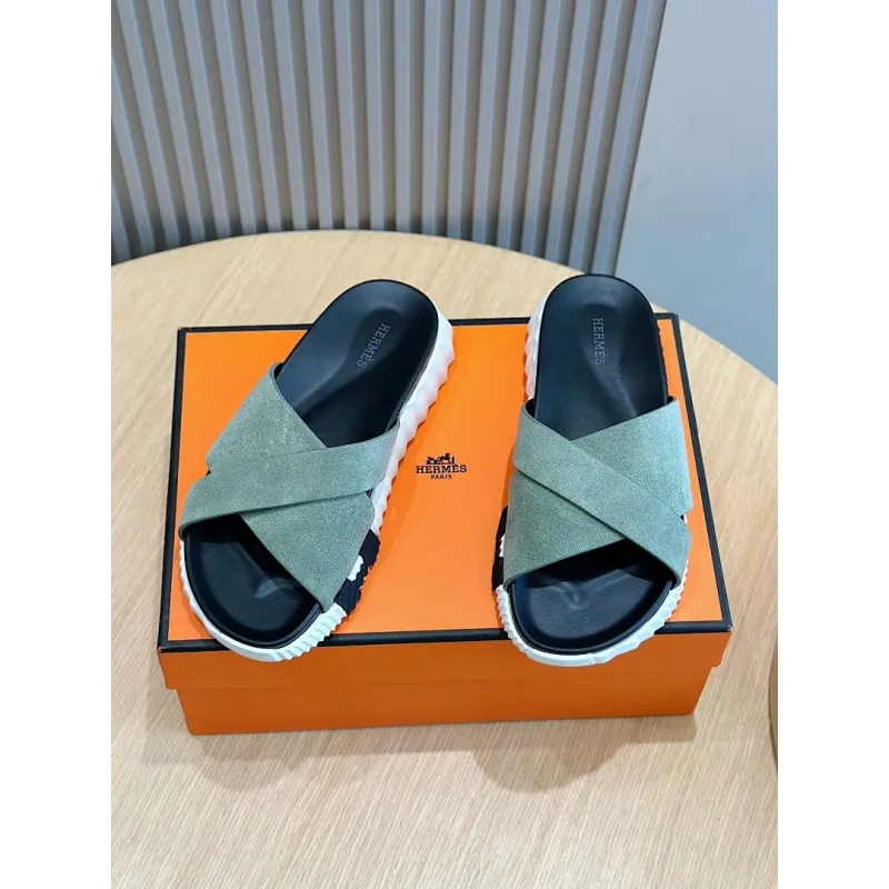 Hermes Slippers Shoes for Men #A63086