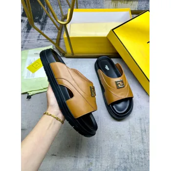 Fendi shoes for Fendi Slippers for men #A50779