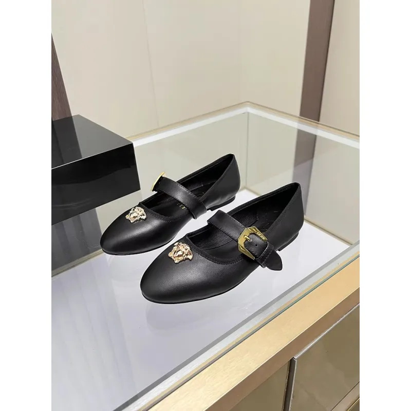 Versace shoes for Womens Versace Flats #A64774