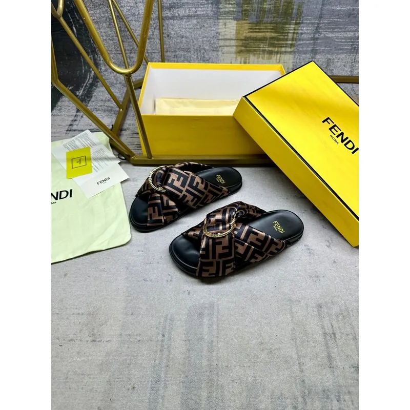 Fendi shoes for Fendi slippers for women #A49895