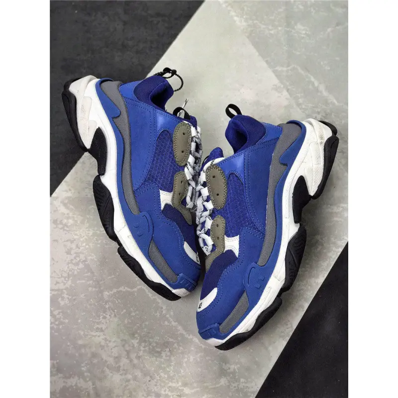 2021 Luxury Platform Ace 17FW men women Triple s Gym Red Blue Triple Black Low Old Dad Vintage Casual shoes Triple-S Sneakers #9130732