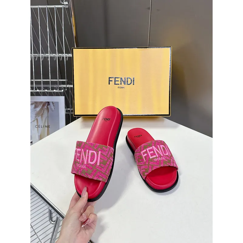 Fendi shoes for Fendi slippers for women #A50190