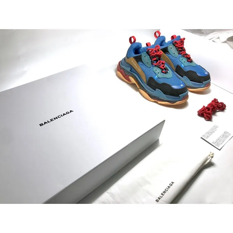 Balenciaga Unisex Shoes combination sole dirty old style Sneaker #9120083