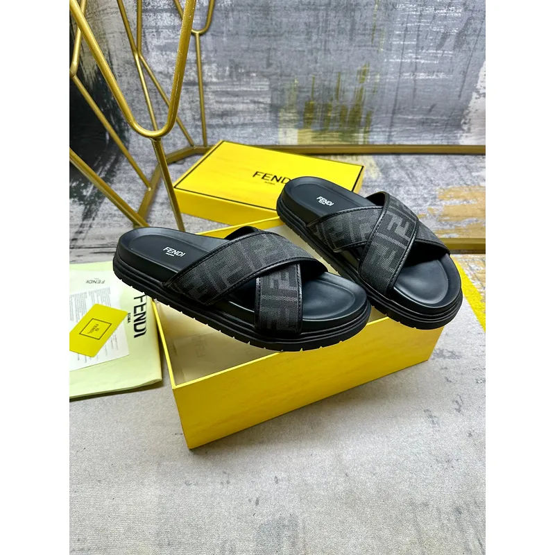 Fendi shoes for Fendi Slippers for men #A50792