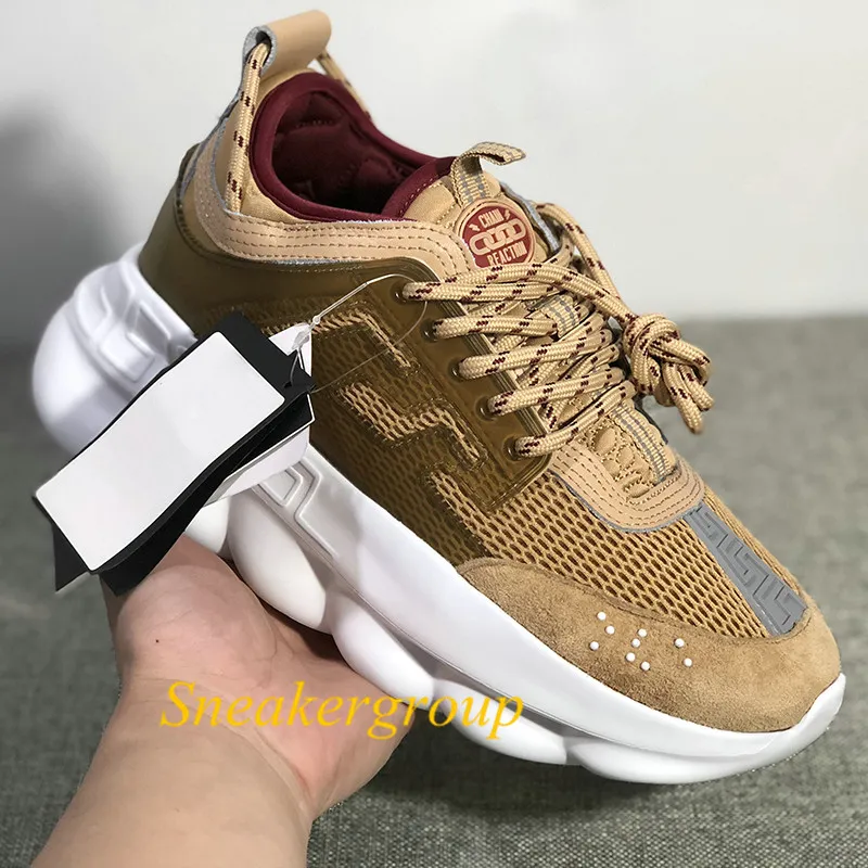 2024 Luxury Chain Reaction Men Women Casual shoes Top quality Black White Mesh Rubber Leather Flat Shoes Designer Sneakers Boots 36-45 #9130730