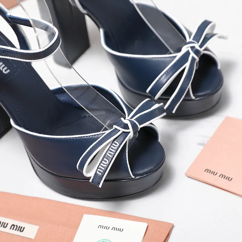 Miu Miu Shoes for MIUMIU High-heeled shoes for women Heel height:12cm #A61180