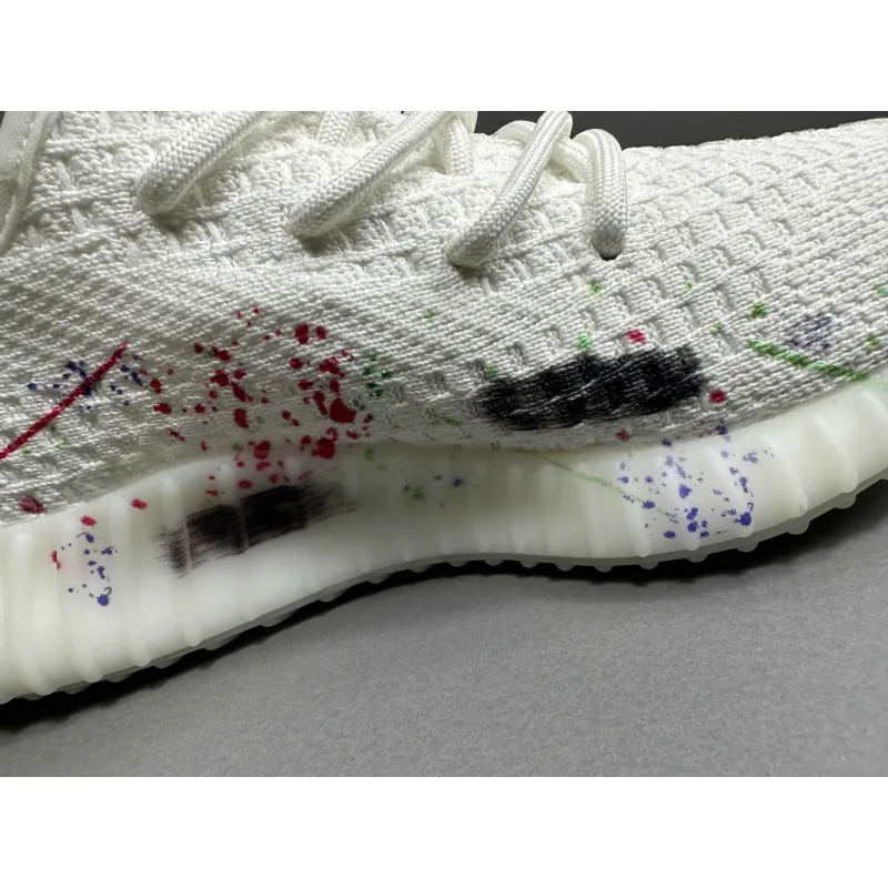 Adidas shoes for Adidas Yeezy 350 Boost by Kanye West Graffiti Low Sneakers  #A40049