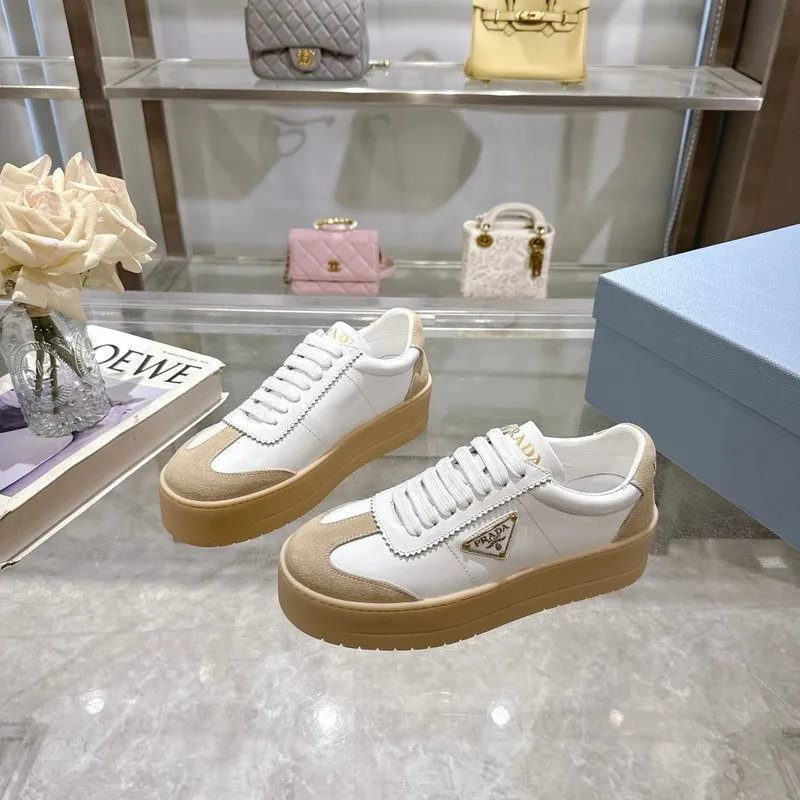 Replica Prada Shoes for Womens Prada Sneakers White Grey 35-41 Size #A53005 Replica Prada Shoes for Womens Prada Sneakers White Grey 35-41 Size #A53005