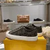 Fendi shoes for Womens Fendi Domino Sneakers Brown #A49014