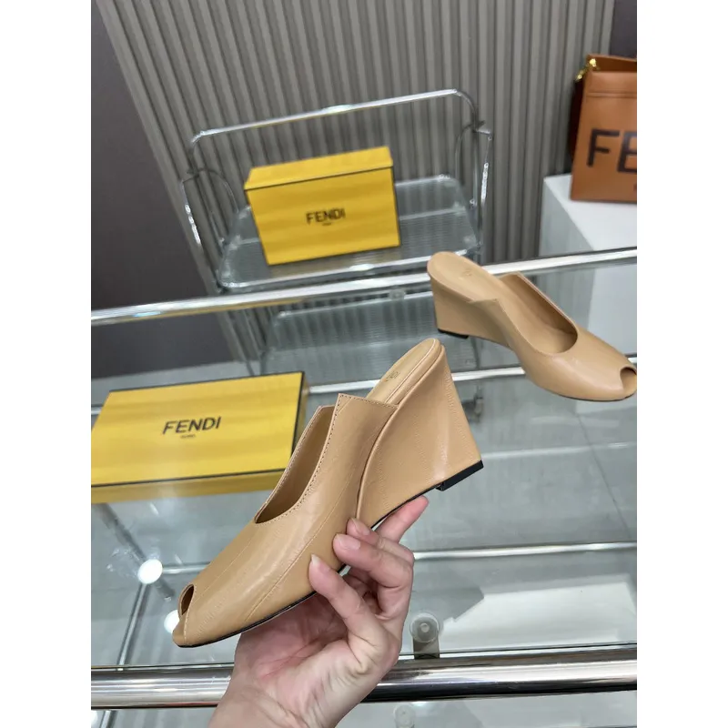 Fendi shoes for Fendi High-heeled shoes for women #A52456