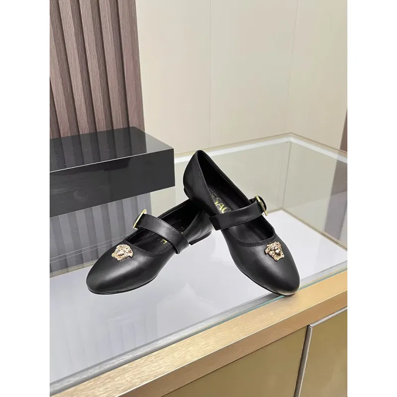 Versace shoes for Womens Versace Flats #A64774