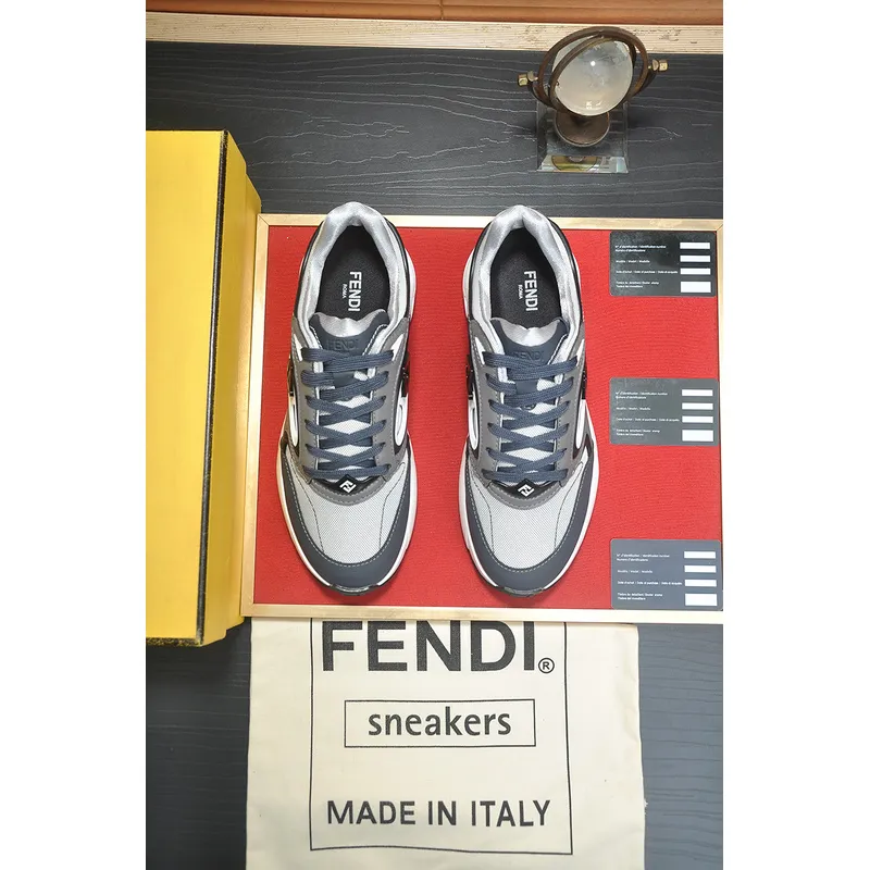 Fendi shoes for Mens Fendi Low-Top Sneakers Grey #A52994