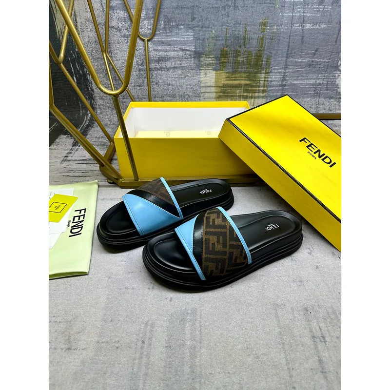 Fendi shoes for Fendi Slippers for men #A50783