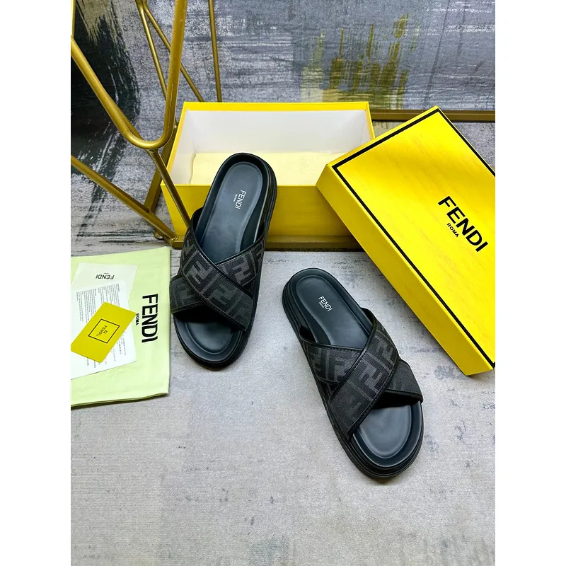 Fendi shoes for Fendi Slippers for men #A50792