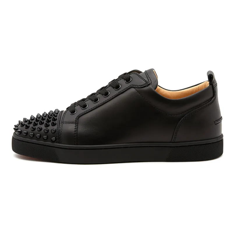 Mens CL Redbottom black low leathern Sneakers #9115970