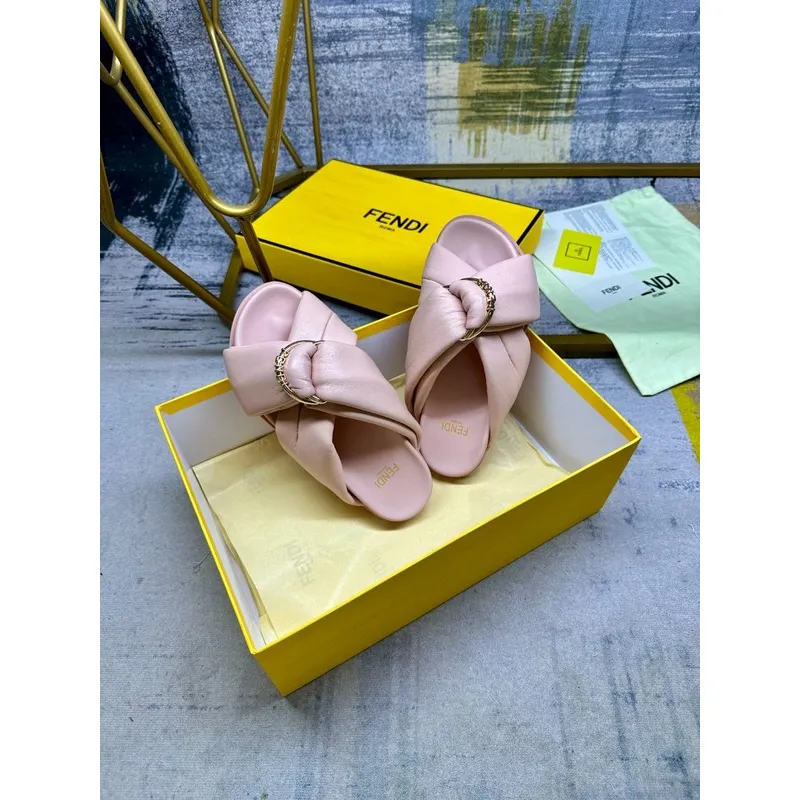 Fendi shoes for Fendi slippers for women #A49897