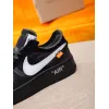 Nike x OFF-WHITE Air Force 1 shoes High Quality Black #999928119