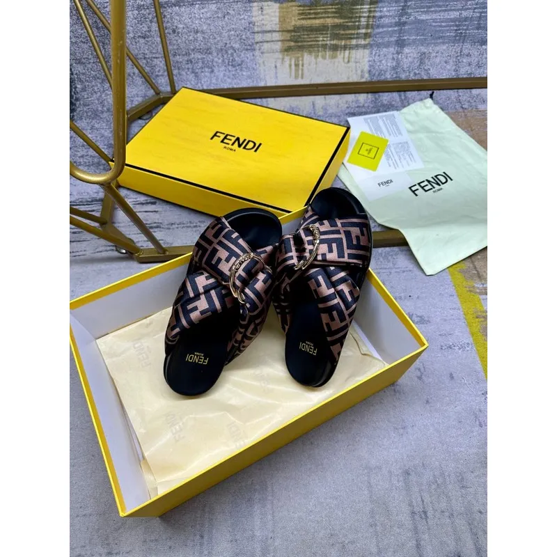 Fendi shoes for Fendi slippers for women #A49895