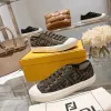 Fendi shoes for Womens Fendi Domino Sneakers Brown #A49014