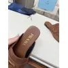 Prada Shoes for Womens Prada Slippers Brown/Black/Red #A47885
