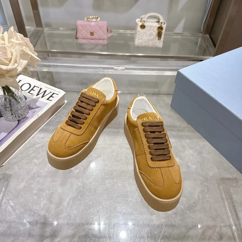Buy Top Prada Shoes for Womens Prada Sneakers yellow 35-41 Size #A53002