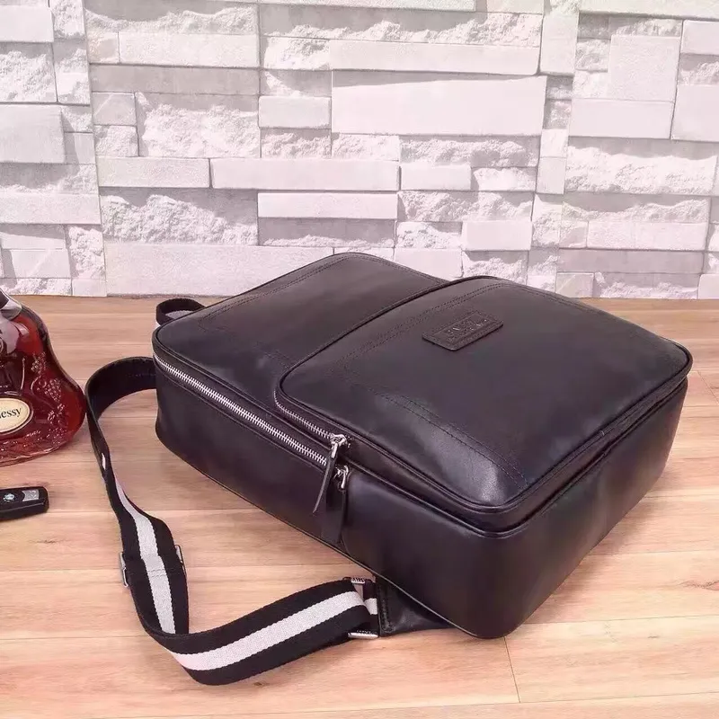 Bally Leather Backpacks With Signature Straps For Sophisticated Travel And Daily Looks #A51673 Bally Leather Backpacks With Signature Straps For Sophisticated Travel And Daily Looks #A51673