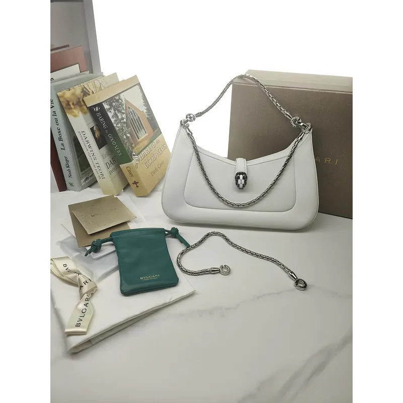 Bvlgari Serpenti Handbag Collection In Vibrant Colors And Chain Detailing #A51659