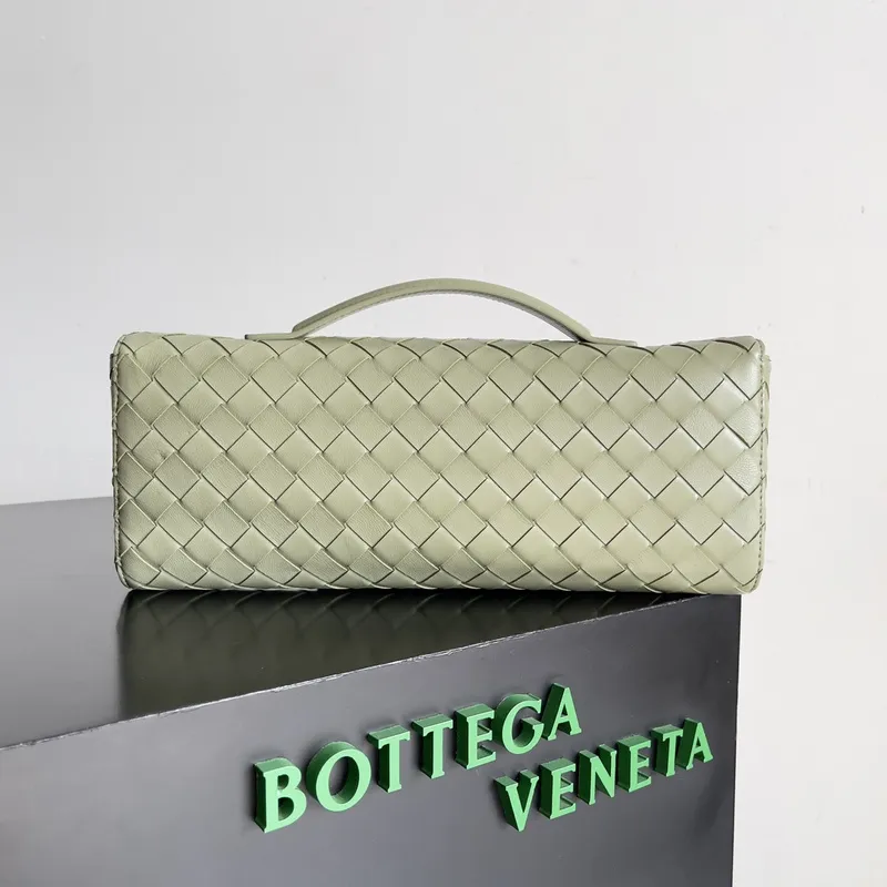 Bottega Veneta Leather Clutch with Knot Closure #A45659 Bottega Veneta Leather Clutch with Knot Closure #A45659
