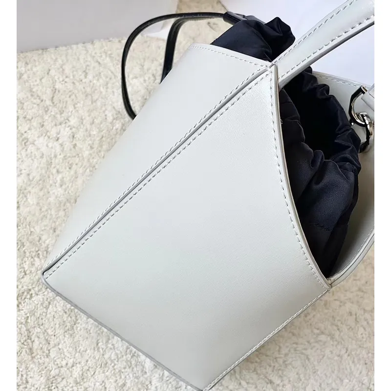 Givenchy Two Tone Leather Bucket Bags With Drawstring Closure #A52345