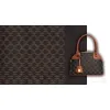 Celine Triomphe Canvas And Leather Handbag For Timeless Sophistication In Daily Use Description #A50044