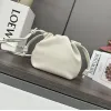 Loewe Mini Flamenco Nappa Leather Drawstring Bag 23x17x5.5CM #A63858