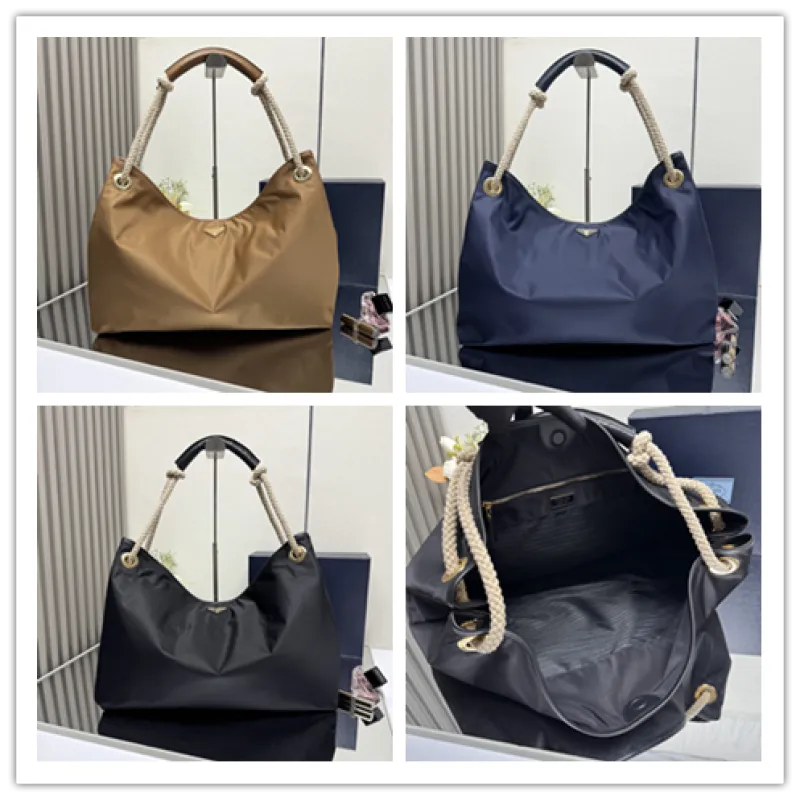 Prada Nylon Handbag Collection With Rope Handles In Versatile Colors #A51641