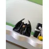 Chanel Hobo Shoulder Bag  Hippie Style Vintage Gold Coin Button Drawstring Bucket Bag #A59440